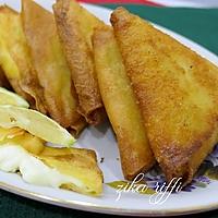 recette Boureks triangles- Samoussa aux deux fromages