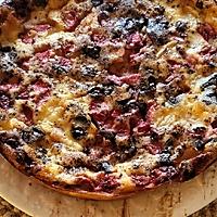 recette Clafouti fraises, pêches et chocolat