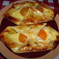 recette Feuilletés d'abricots,crème pâtissière.(oranais.).