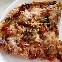 recette Tarte feuilletée au saumon
