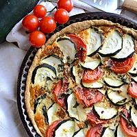 recette Tarte tomate courgette menthe