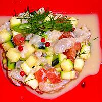 recette TARTARE DE DORADE AU GINGEMBRE