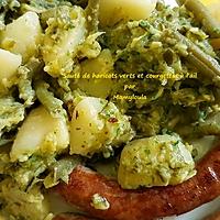 recette Sauté de haricots verts et courgettes à l'ail