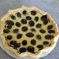 recette Tarte amandine aux prunes