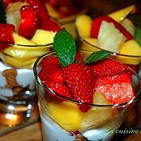 recette Verrines aux fruits