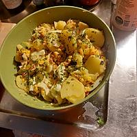 recette Salade de pommes de terre, lardons et oeufs