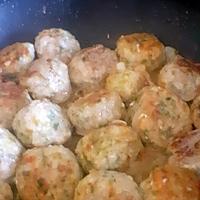 recette Boulettes de poulet à la crème