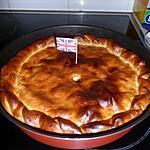 recette Tourte au comté, jambon, champignons et oignons