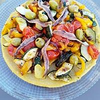 recette Socca à la caponata