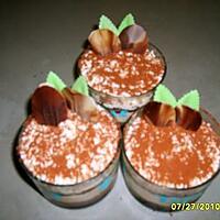 recette VERRINES TIRAMISU