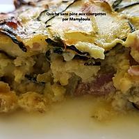 recette Quiche sans pâte aux courgettes