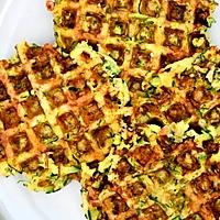 recette Gaufres salées courgettes {crousti-fondantes}