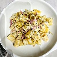 recette Rigatonis gourmandes au chèvre