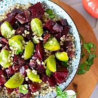 recette Salade sarrasin betteraves et tomates