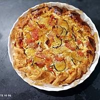 recette Tarte du soleil ( tomate-courgette-poivrons-oignon-) à ma façon