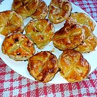 recette Feuilletès aux pommes.