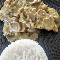 recette Poulet Crémeux à la Moutarde et aux Champignons