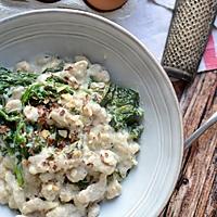recette Spatzle à la farine d''épeautre épinards et fromage frais
