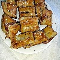 recette Feuilletès  à la confiture de fraises.