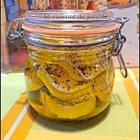 recette chèvre confit aux herbes de Provence et huile d'olive