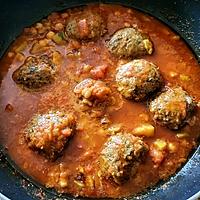 recette Boulettes d'agneau à l'orientale