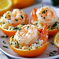 recette clémentines aux crevettes