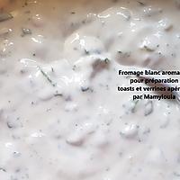 recette Fromage banc aromatisé pour préparation apéritif