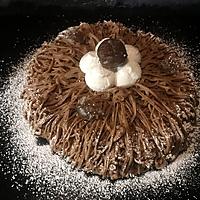 recette Pavlova aux marrons glacés