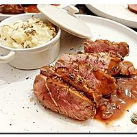 recette Filet de canard et risotto à la truffe.