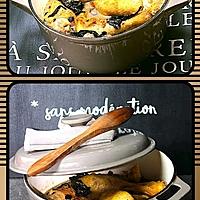 recette POULET AU VIN JAUNE & TROMPETTES DE LA MORT.