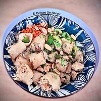 recette Bò bún vietnamien au poulet & nems