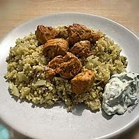 recette Chich taouk au boulgour / fenouil et sa sauce libanaise
