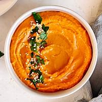 recette Houmous aux poivrons grillés facile