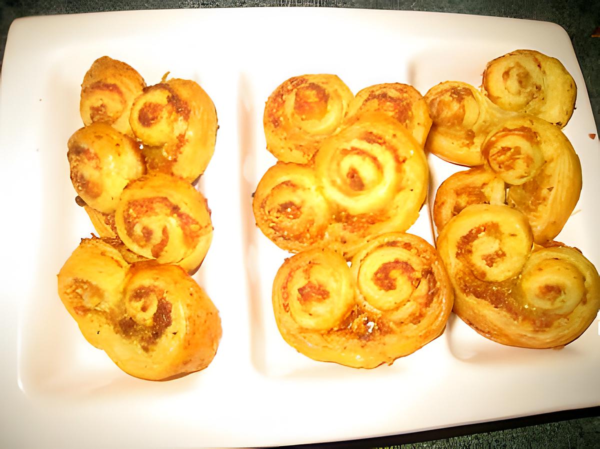 recette Palmiers au pesto