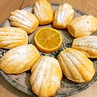 recette Madeleines au citron