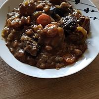 recette Tajine d'agneau aux pruneaux et aux légumes