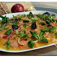 recette Carpaccio de saumon aux fruits de la passion