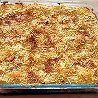 recette Parmentier à l'éffiloché d'épaule de porc