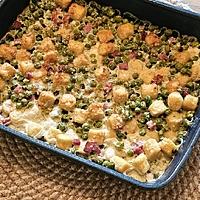 recette Gratin de gnocchi aux petits pois