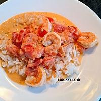 recette Scampis à la sauce Sambre-et-Meuse