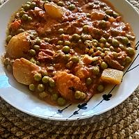 recette Curry de petits pois et pommes de terre