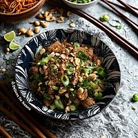 recette Tofu caramélisé au riz coco