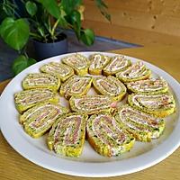 recette Roulé au saumon et courgettes