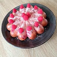 recette moelleux au biscuit rose de reims et framboise