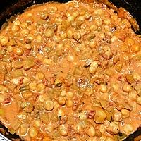 recette Curry de pois chiches et beurre de cacahuète