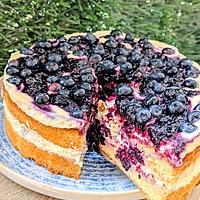 recette Gâteau Génoise Myrtilles