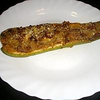 recette Courgette farcie aux girolles