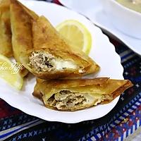 recette Boureks triangles- Samoussa- Viande hachée et Parmesan
