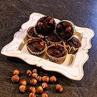 recette MUFFINS CHOCOLAT/NOISETTE SANS COMPLEXE.