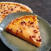 recette TARTE AUX POIRES POCHÉES  À LA LIQUEUR AU SPÉCULOS (OU AUX ÉPICES)